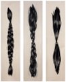 Hair Triptych (Braid, Loosening Braid, Gathered Hair)